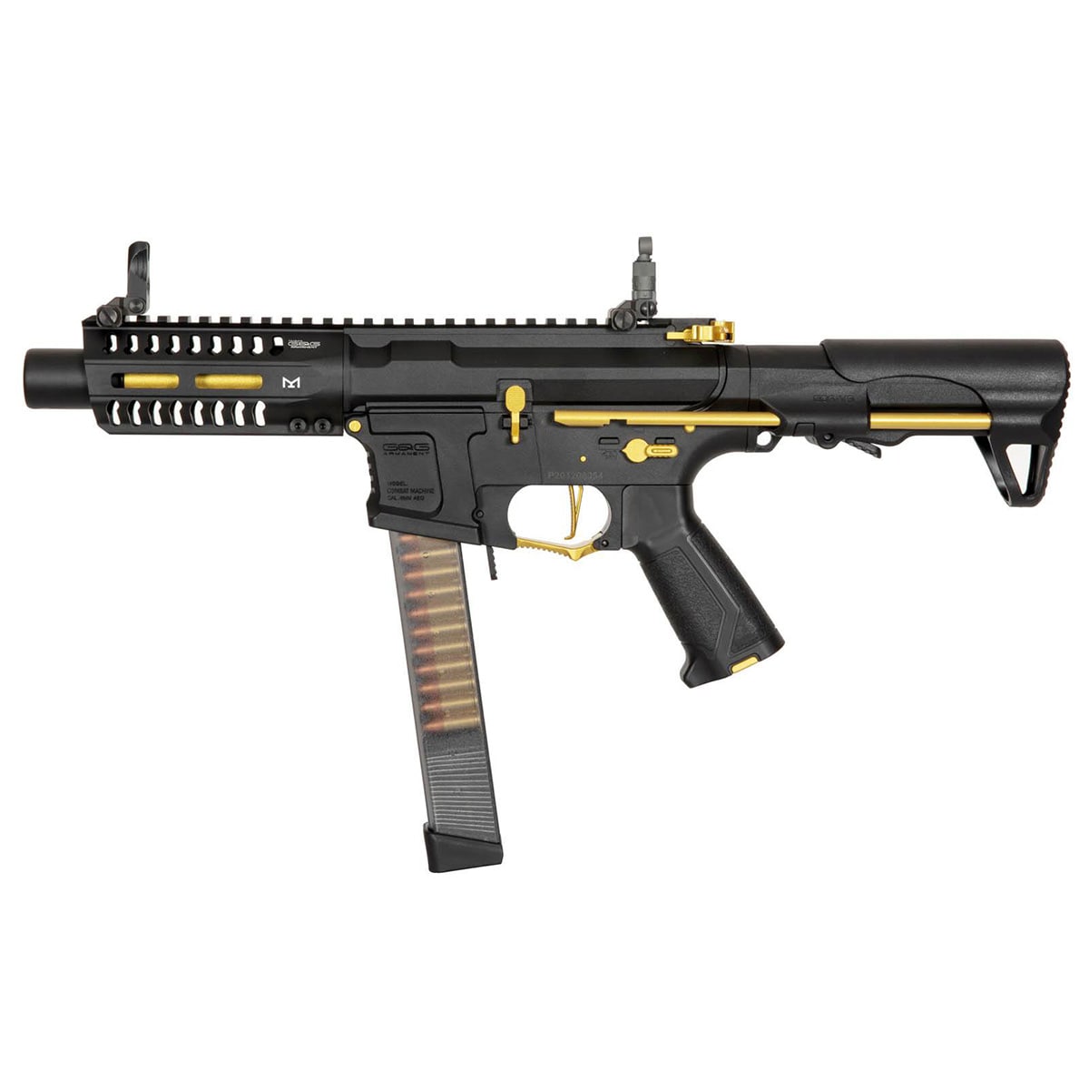 Пістолет-кулемет AEG G&G ARP9 - Black / Stealth Gold