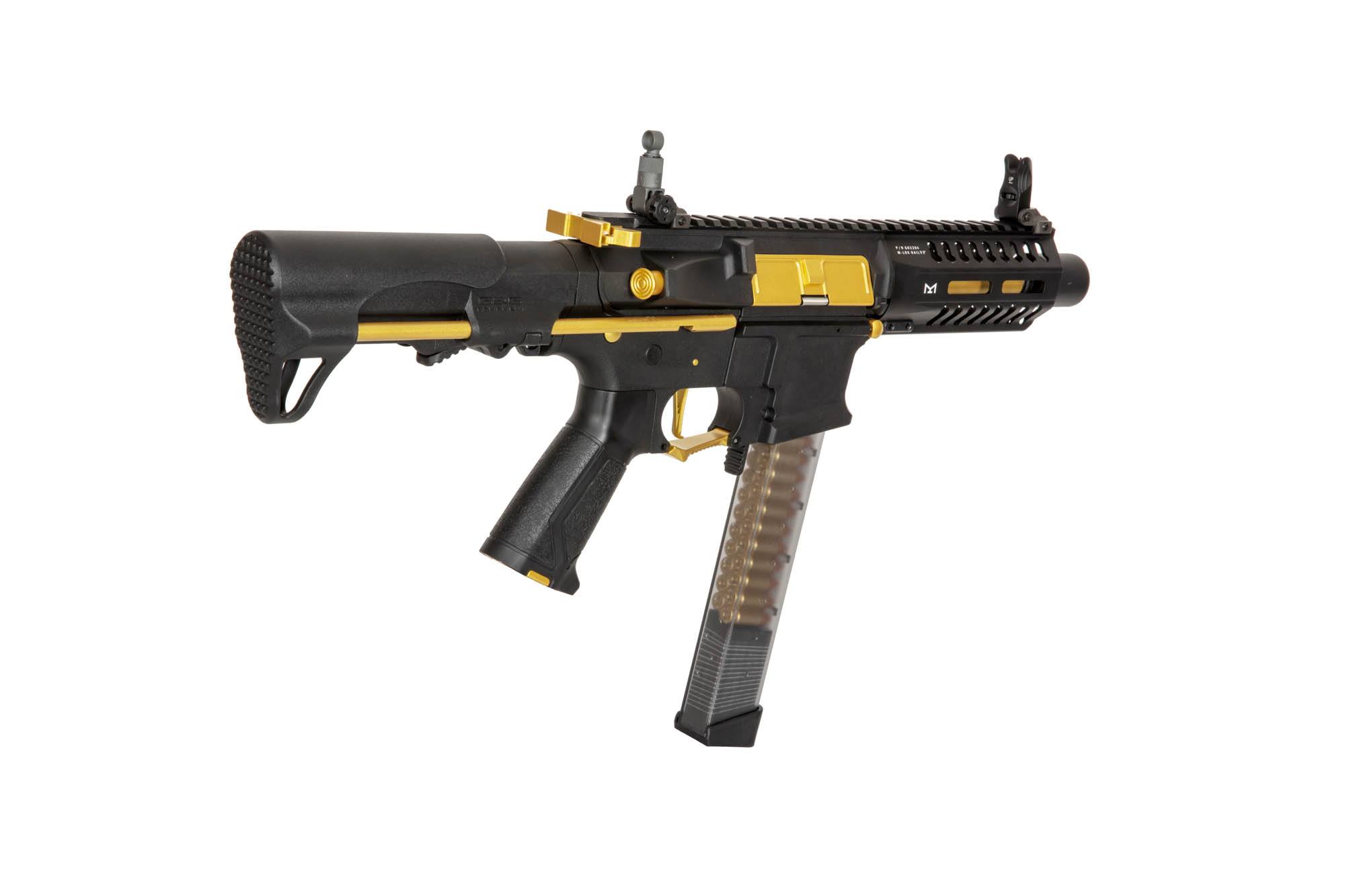 Пістолет-кулемет AEG G&G ARP9 - Black / Stealth Gold