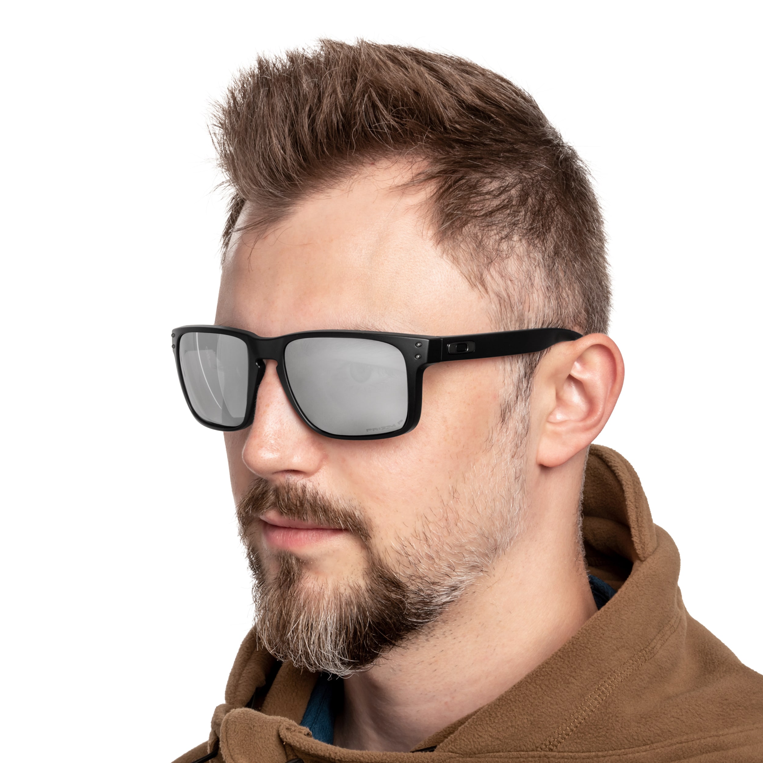 Okulary przeciwsłoneczne Oakley Holbrook XL - Matte Black Frame/Prizm Black Polarized Lenses