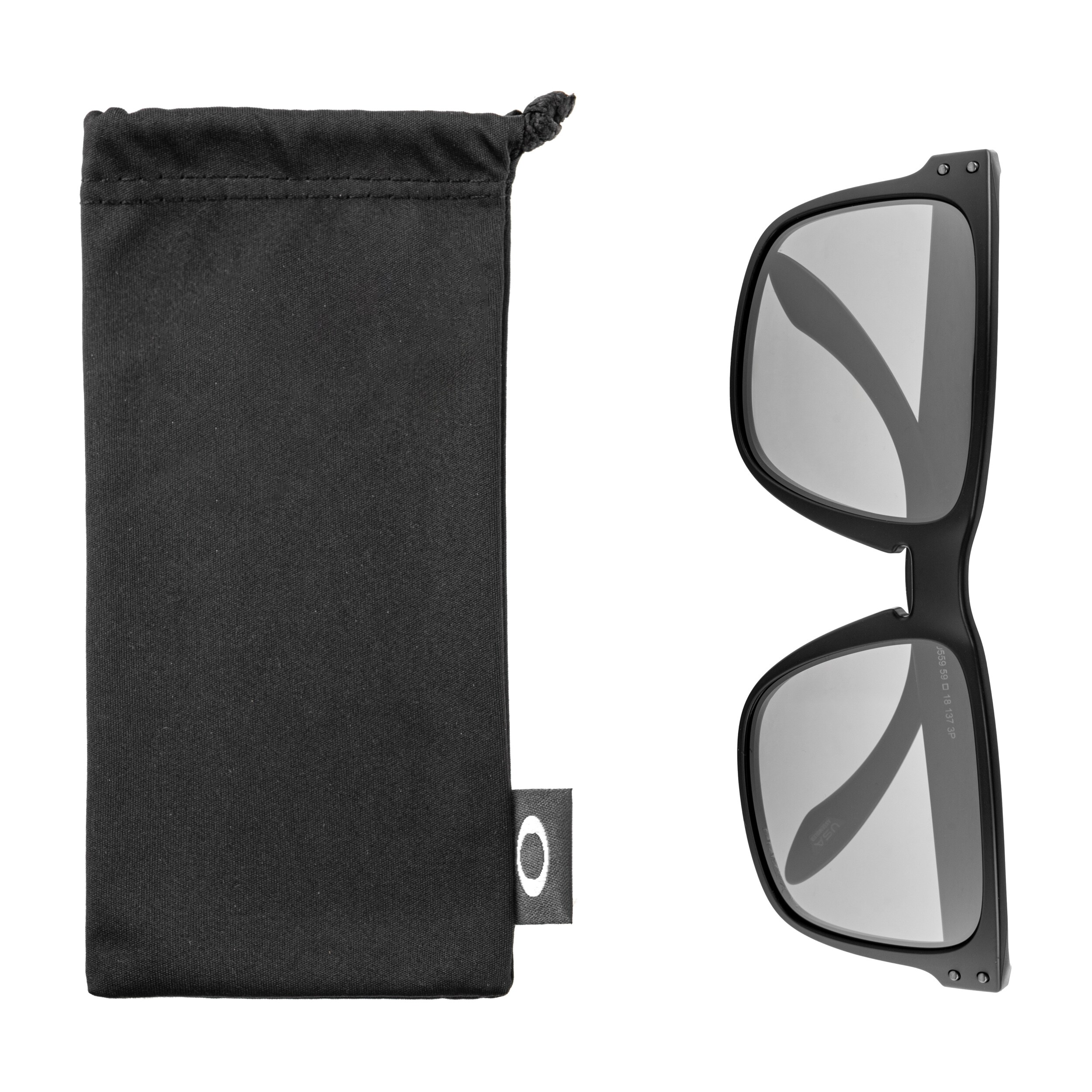 Okulary przeciwsłoneczne Oakley Holbrook XL - Matte Black Frame/Prizm Black Polarized Lenses