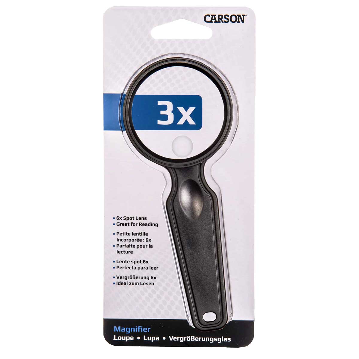 Лупа Carson HandHeld Magnifier 3x / 6x