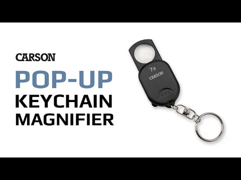 Лупа Carson Pop-Up Keychain Magnifier 7x