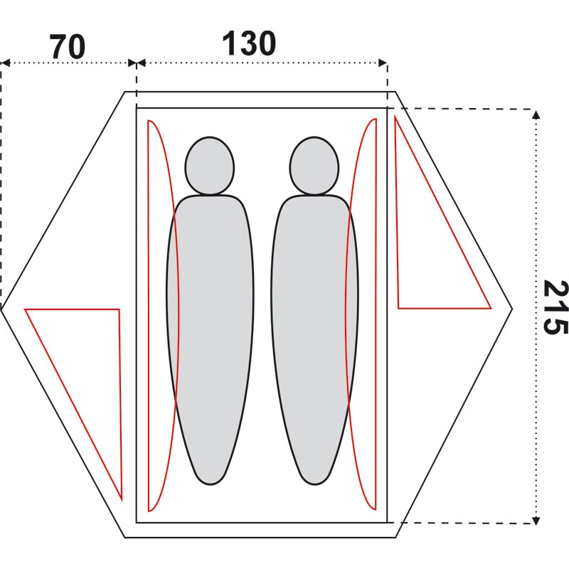 Namiot 2-osobowy Fjord Nansen Veig II