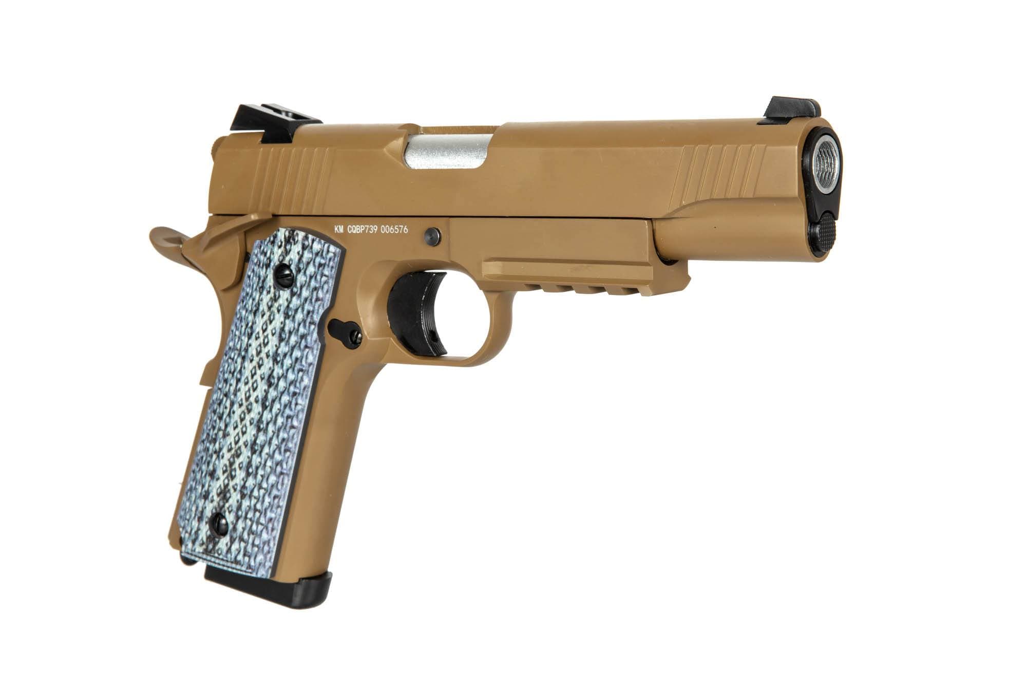 Pistolet GBB Double Bell M1911 CQBP - 739