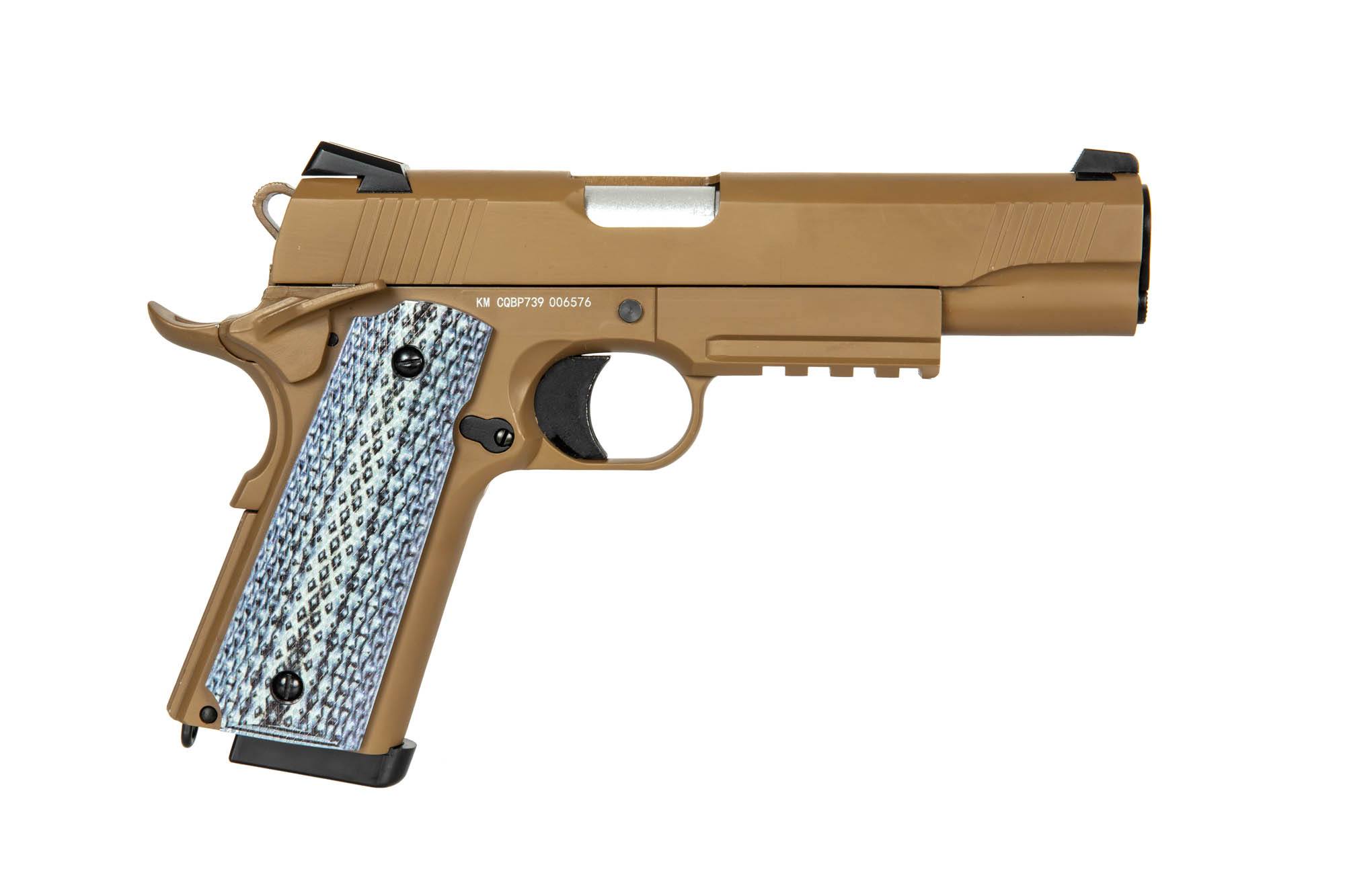 Pistolet GBB Double Bell M1911 CQBP - 739