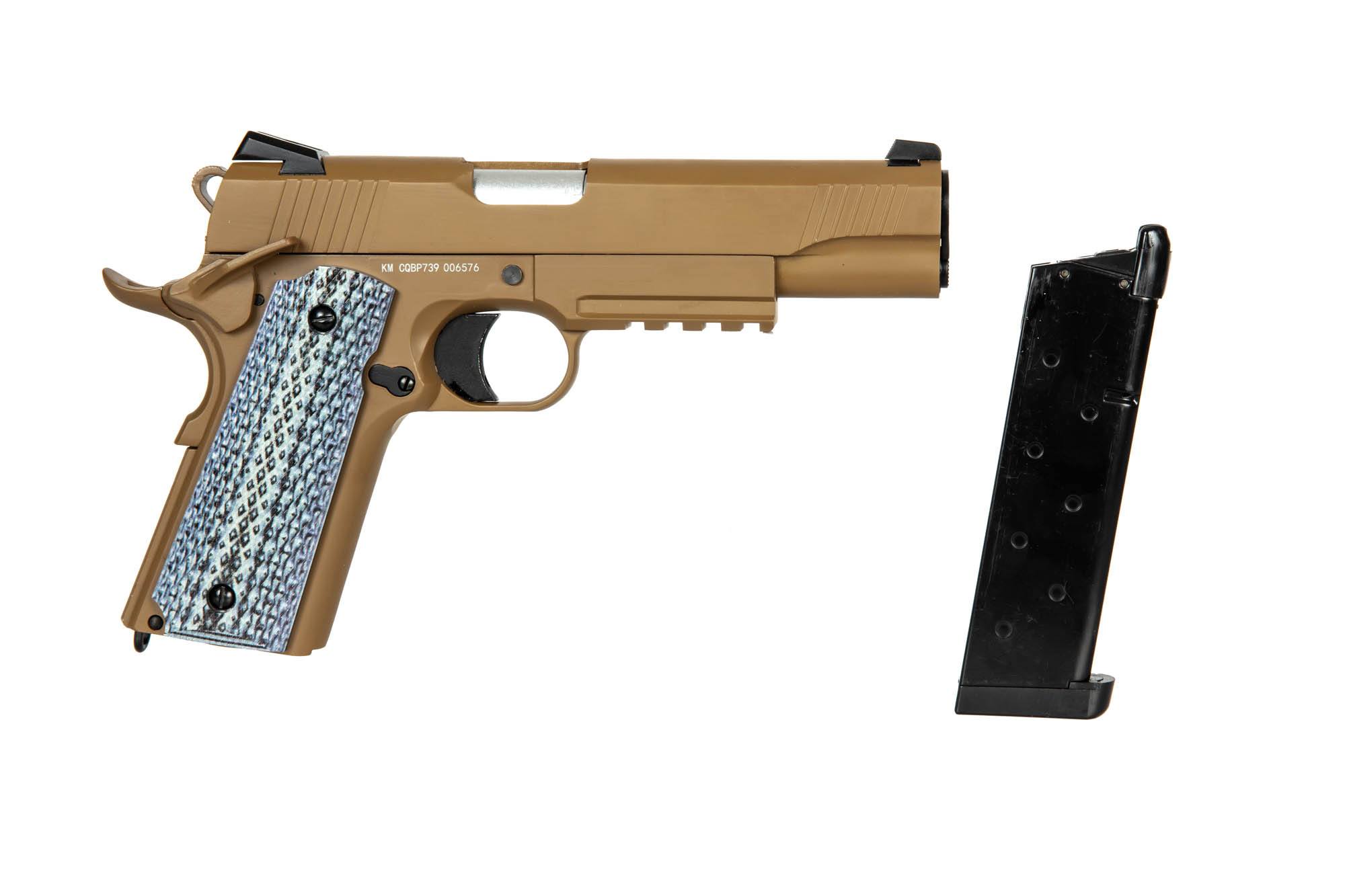 Pistolet GBB Double Bell M1911 CQBP - 739