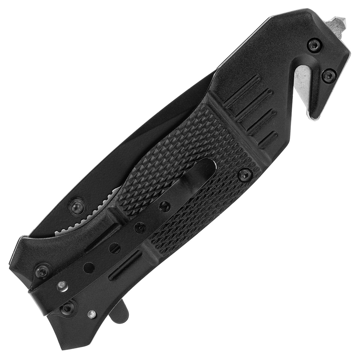 Nóż składany ratowniczy MFH Fox Outdoor Black