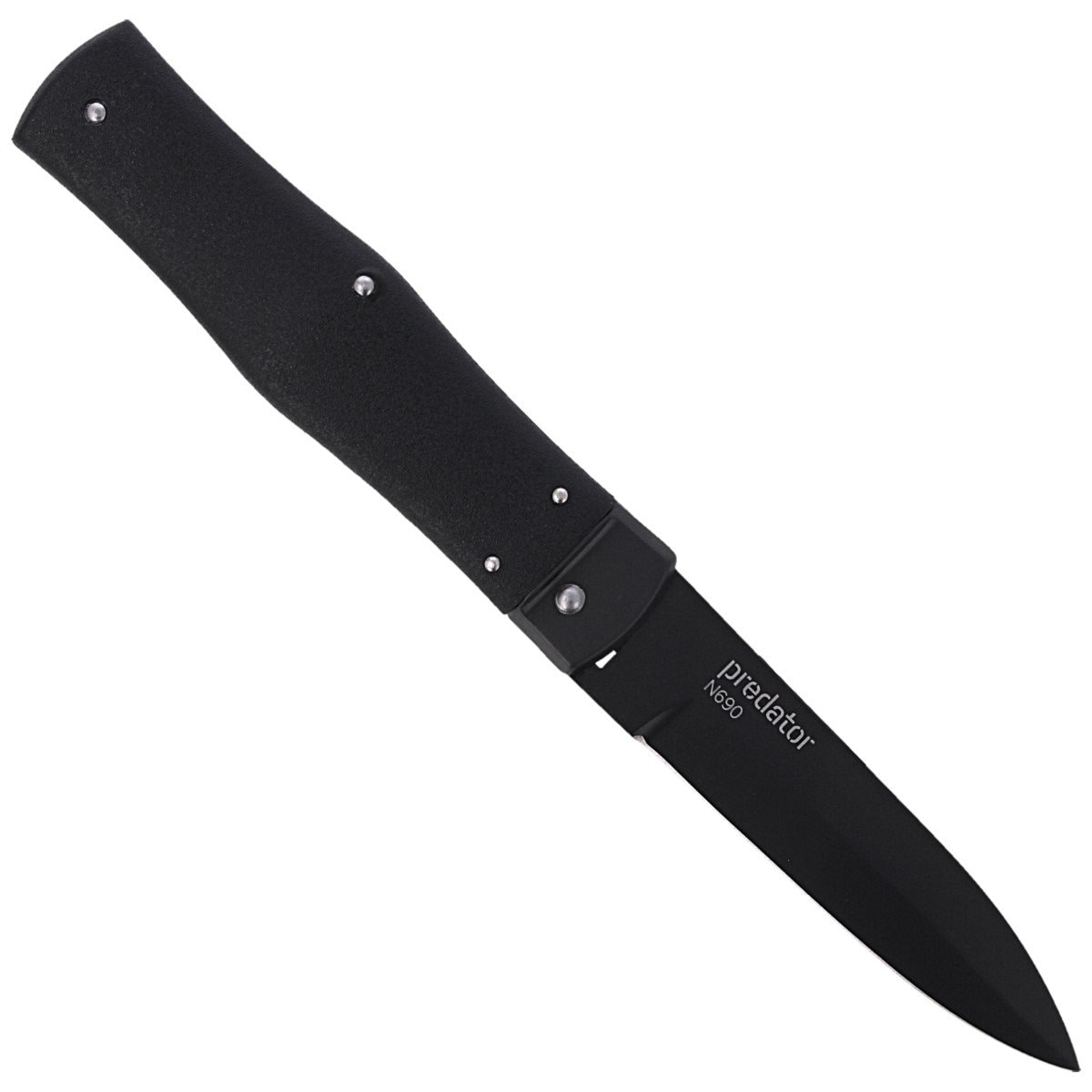 Пружинний ніж Mikov Predator Blackout N690 241-BH-1/BKP
