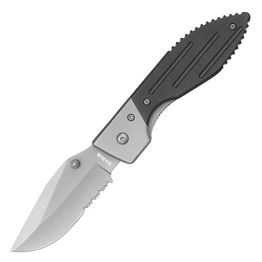 Ka-Bar Warthog Folder Knife Serrated 3073