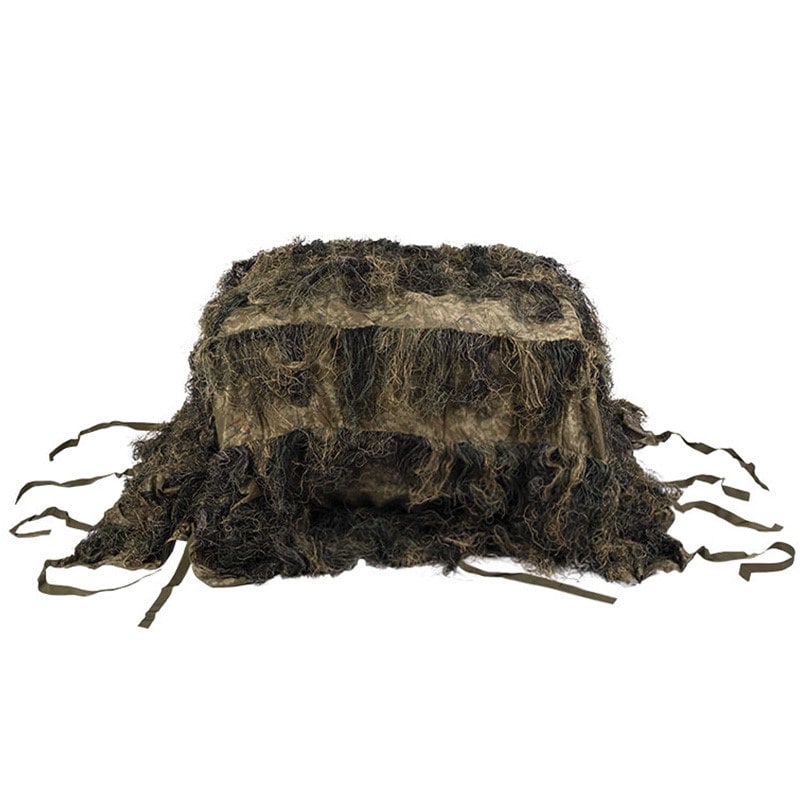 Siatka maskująca Mil-Tec Ghillie Cover Anti Fire 140x100 cm - Woodland