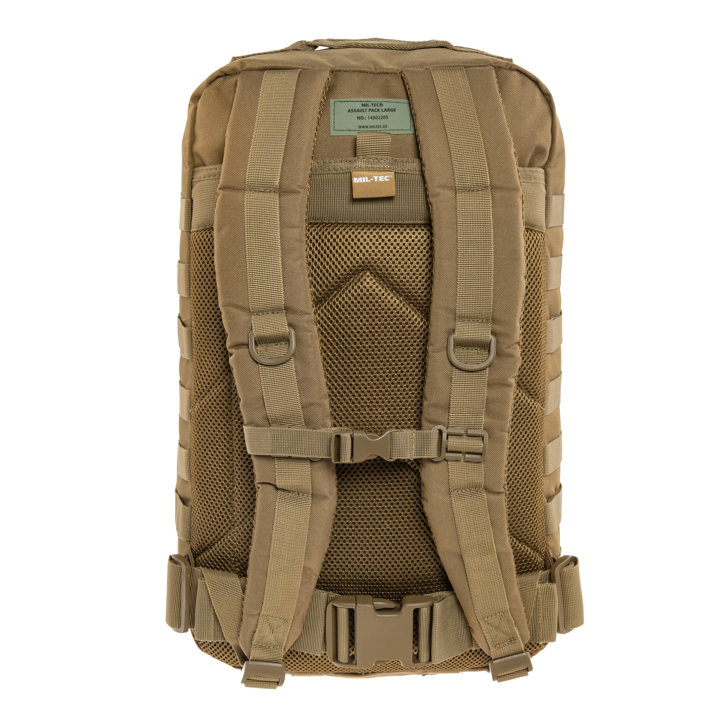 Mil-Tec Assault Pack Large Backpack 36 l - Coyote Brown