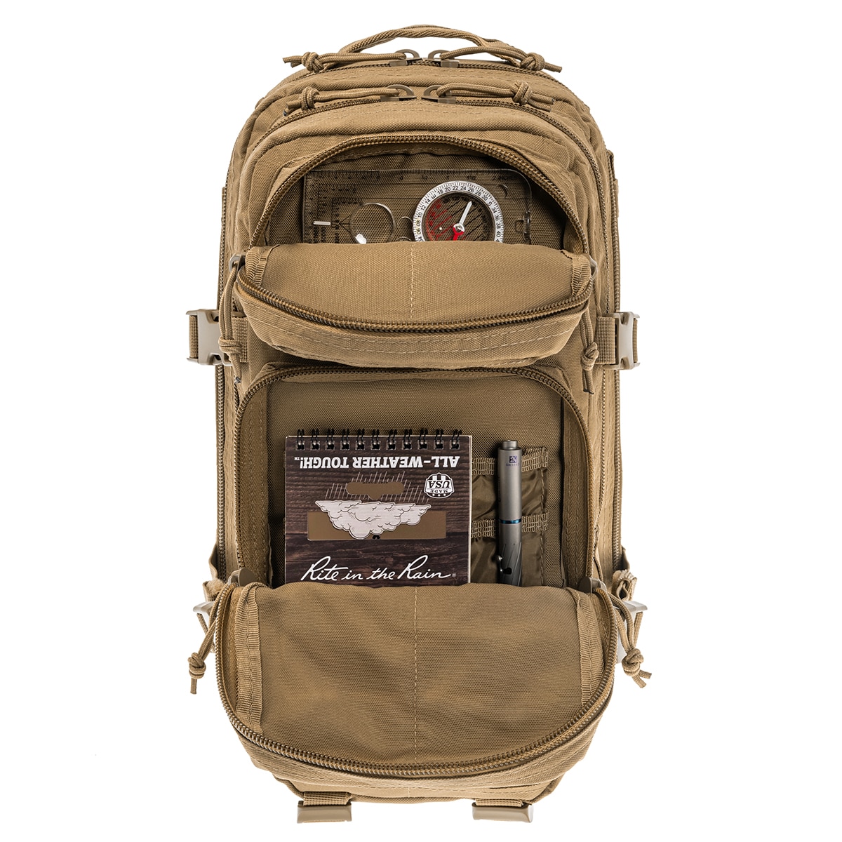 Plecak Mil-Tec Assault Pack Laser Cut Small 20 l - Coyote Tan