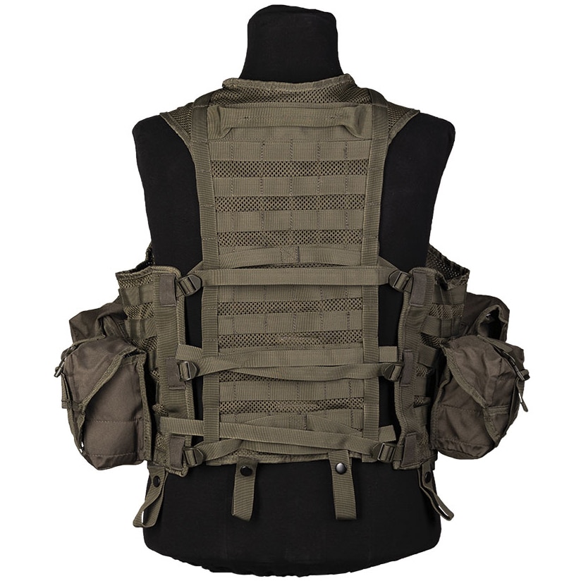 Kamizelka taktyczna Mil-Tec 8 Pockets Tactical Vest Modular System - Olive