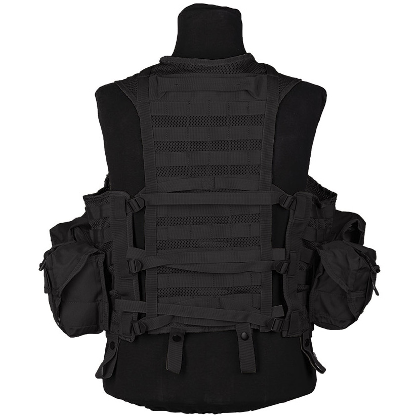 Kamizelka taktyczna Mil-Tec 8 Pockets Tactical Vest Modular System - Black