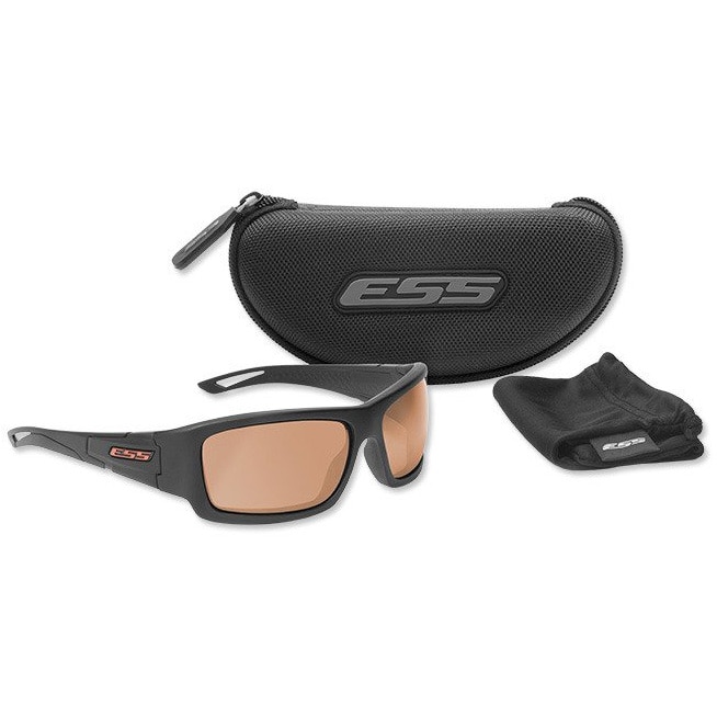 Тактичні окуляри ESS Credence Black Frame Mirrored Copper Lenses