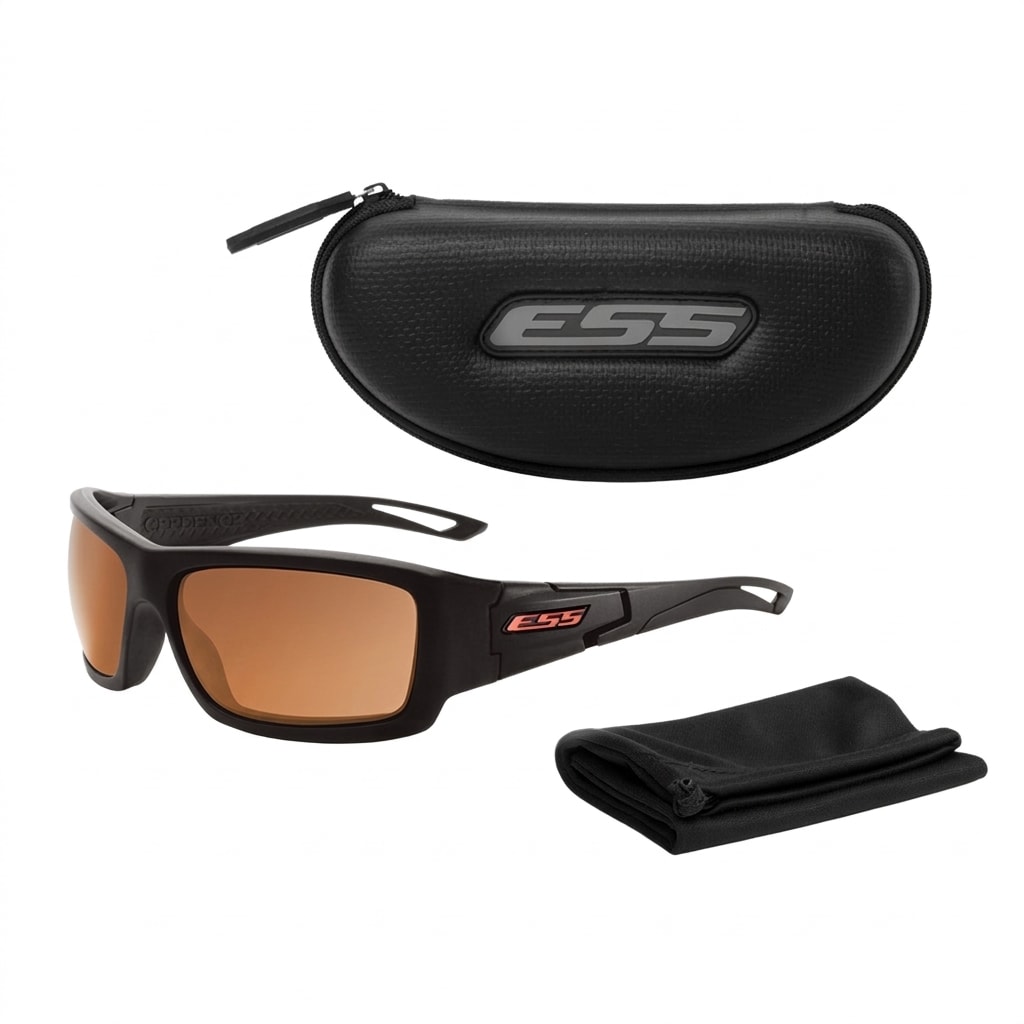 Тактичні окуляри ESS Credence Black Frame Mirrored Copper Lenses