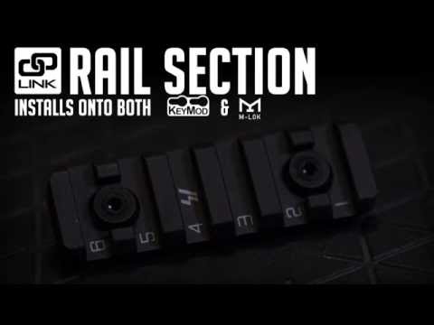 Монтажна рейка Strike Industries LINK KeyMod/M-Lok Rail 6 Slots - Black