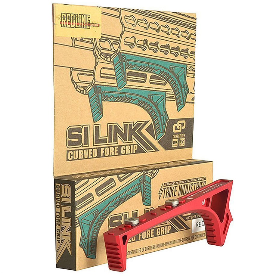 Передня рукоятка Strike Industries Link Curved M-LOK/KeyMod Fore Grip - Red