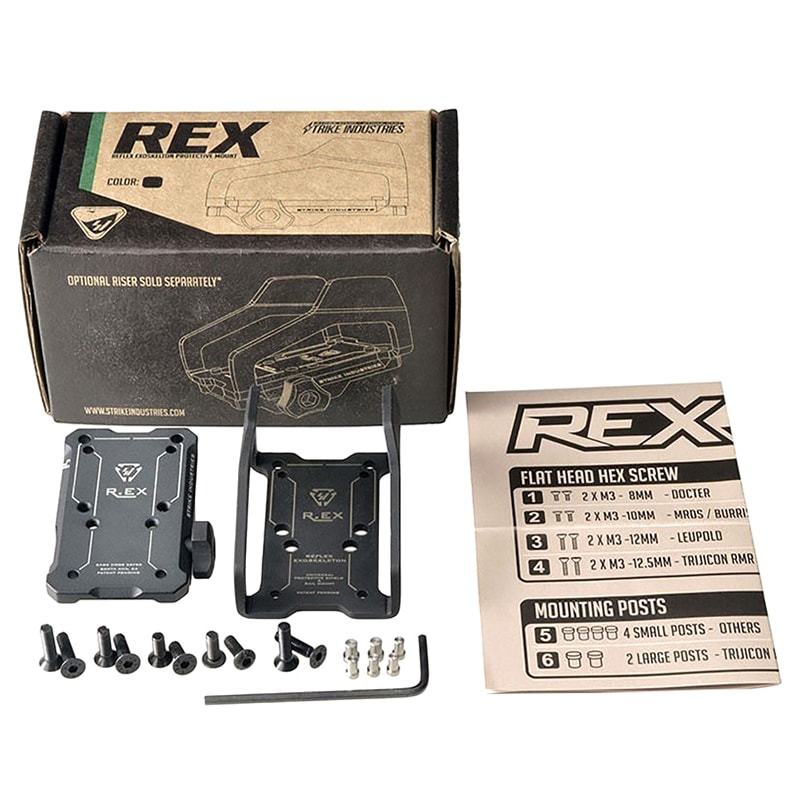 Montaż kolimatora z osłoną Strike Industries REX Reflex Exoskeleton - Black
