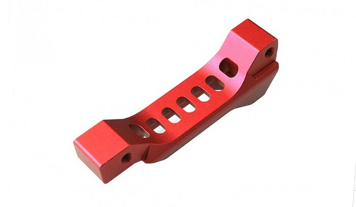 Osłona spustu Strike Industries Fang Billet Aluminum Trigger Guard - czerwona