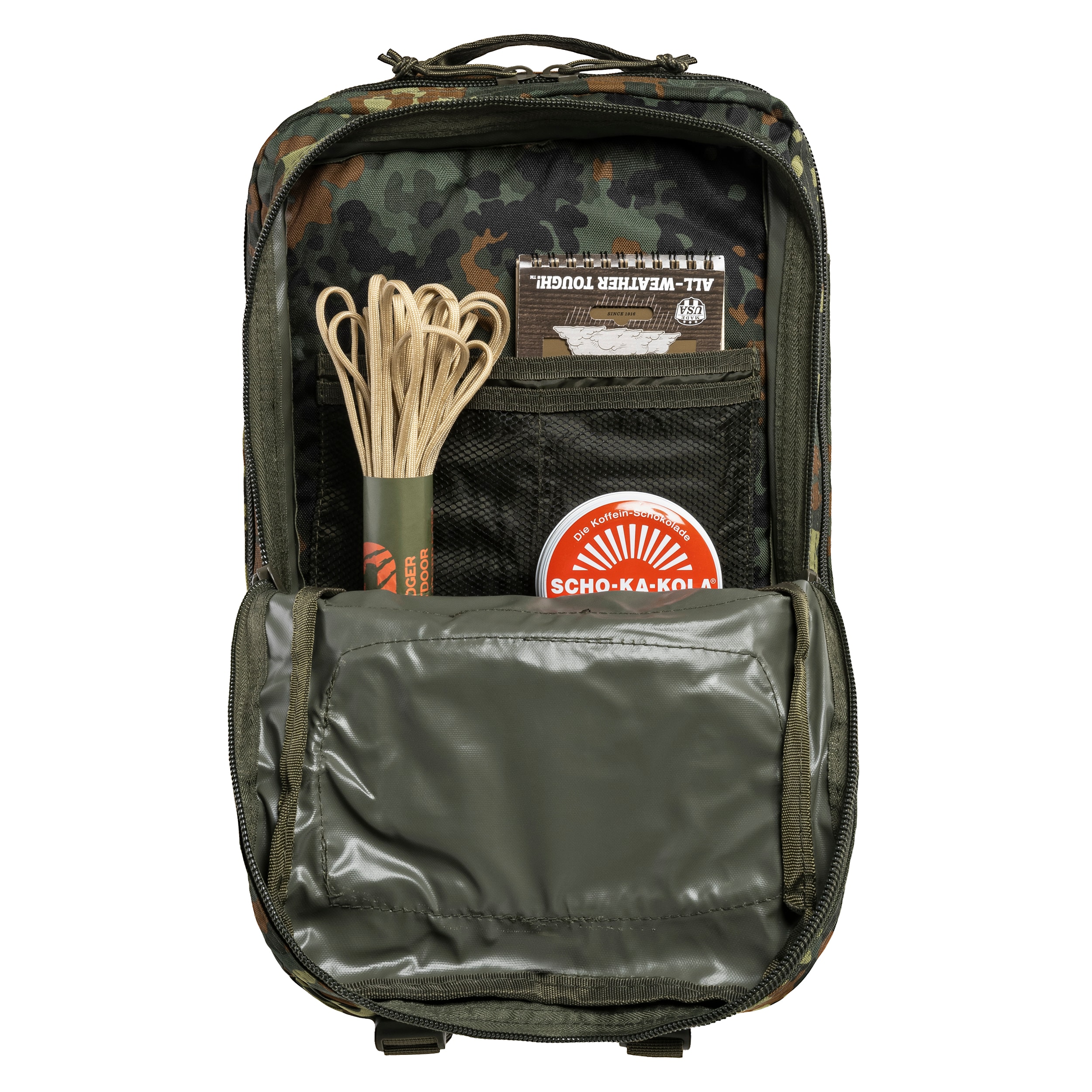 Plecak Mil-Tec Assault Pack Laser Cut Large 36 l - Flecktarn