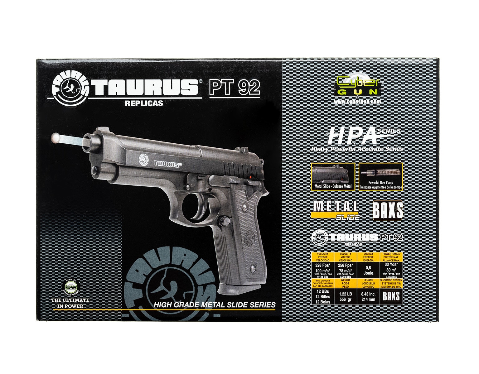 Pistolet ASG Taurus PT 92 Metal Slide