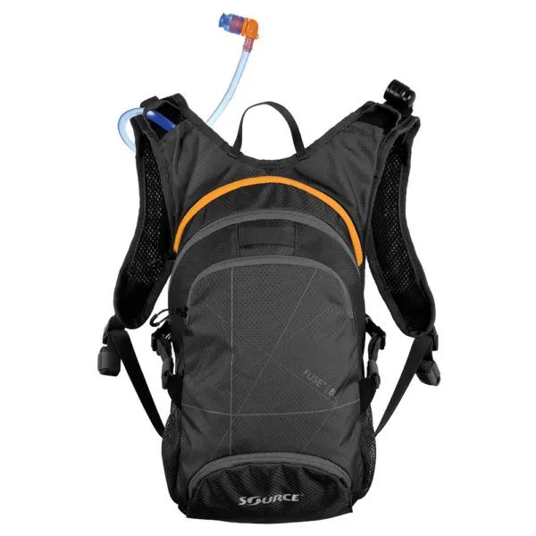 Plecak SOURCE Fuse Hydration Backpack 8 l - Black/Bright Orange