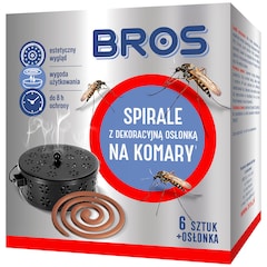 Спіраль від комарів Bros з кришкою - 6 шт.