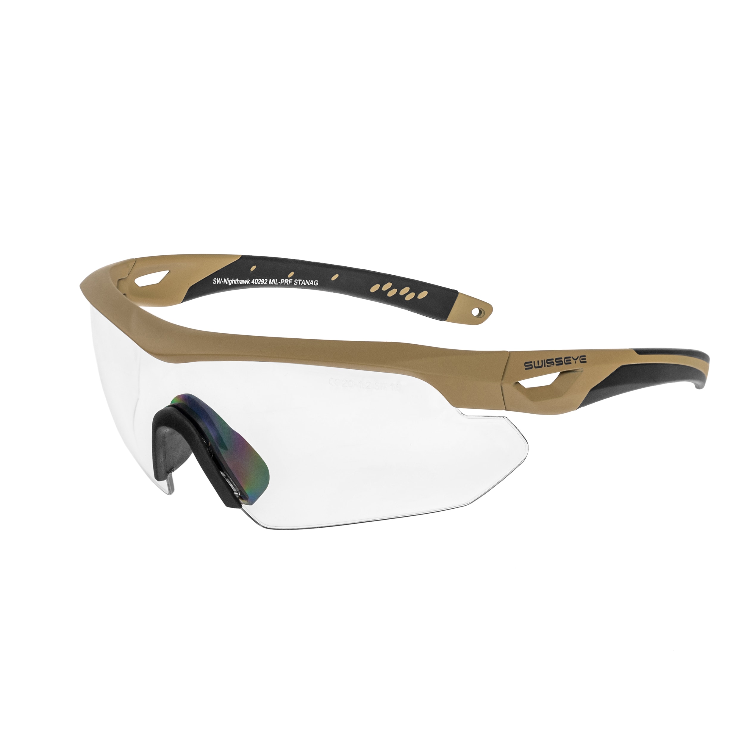 Okulary taktyczne Swiss Eye Nighthawk - Coyote