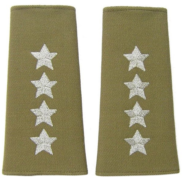 Pagony (pochewki) wyjściowe Straży Granicznej - kapitan
