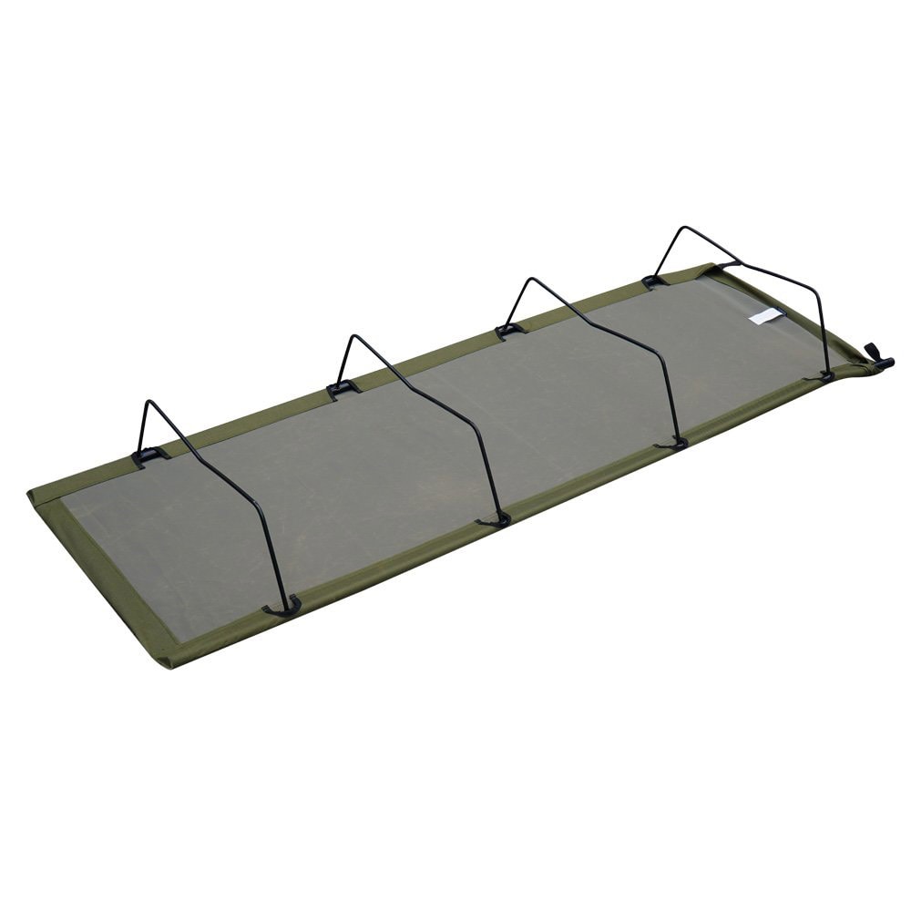 Łóżko polowe składane Mil-Tec stalowe Olive - 180 x 60 cm