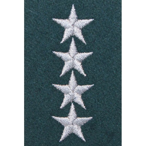 Військове звання на берет Війська Польського (зелений / вишивка) – старший штабний хорунжий