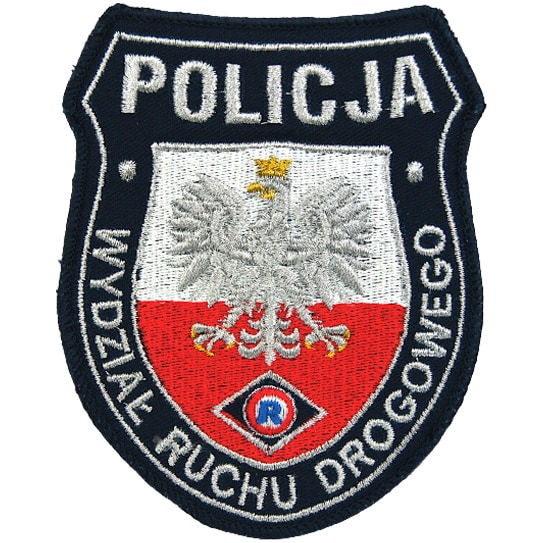Emblemat Policji - Wydział Ruchu Drogowego