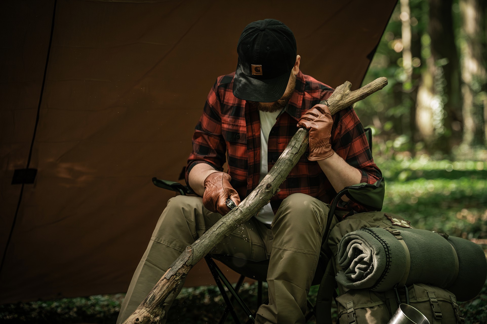 Сорочка Helikon-Tex GreyMan - Coral Crimson Checkered