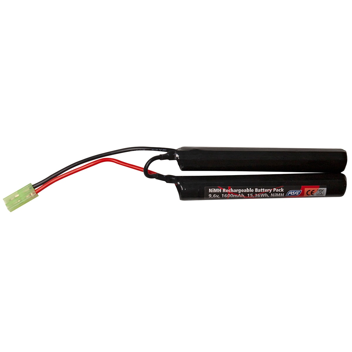 Акумулятор ASG NiMH 9,6 V 1600 mAh