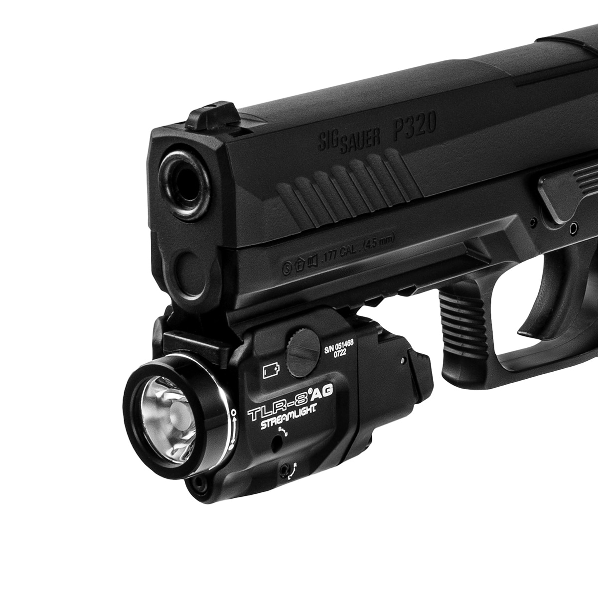 Ліхтарик на зброю Streamlight TLR-8AG Flex - 500 люменів, Green Laser