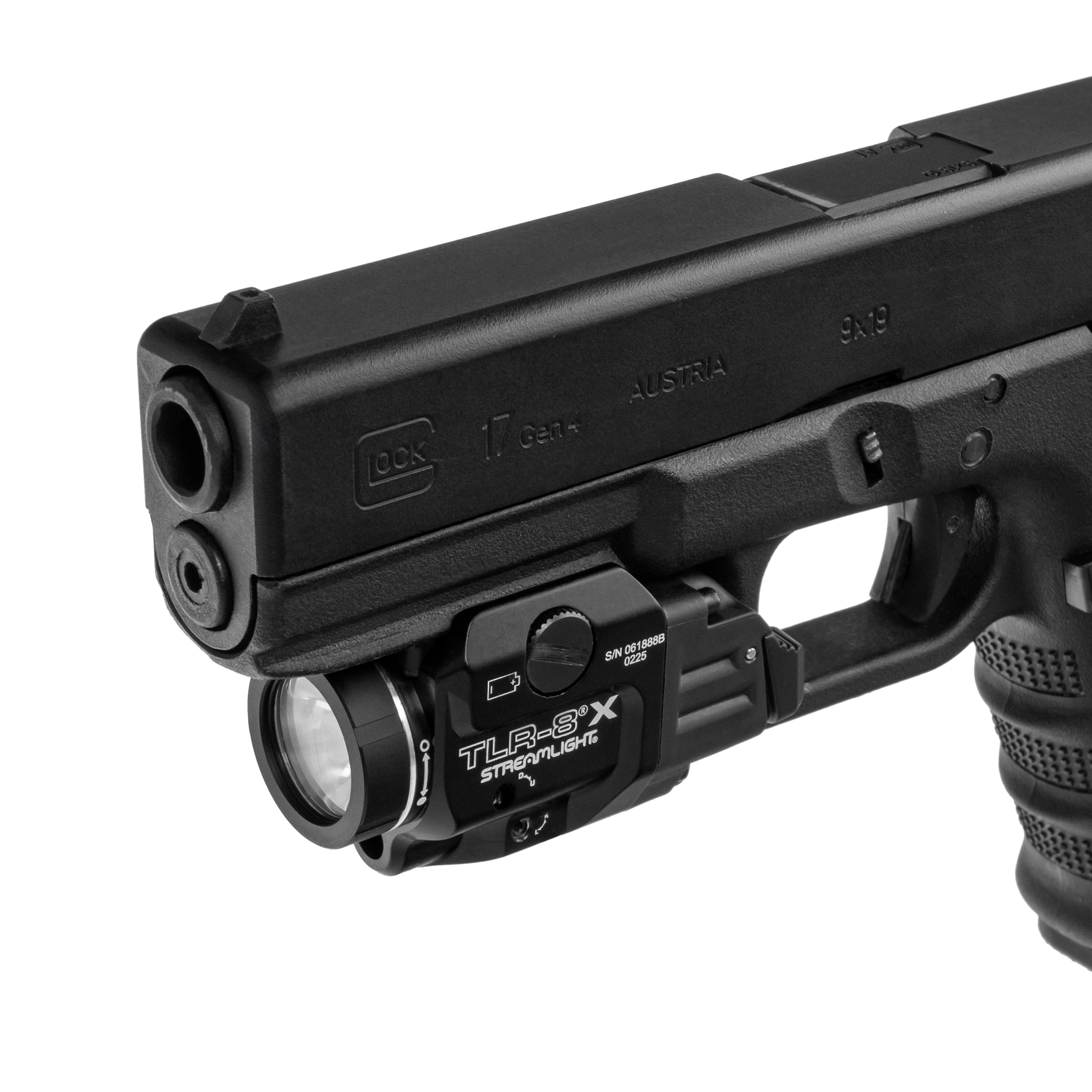 Latarka na broń Streamlight TLR-8 X - 500 lumenów, Red Laser
