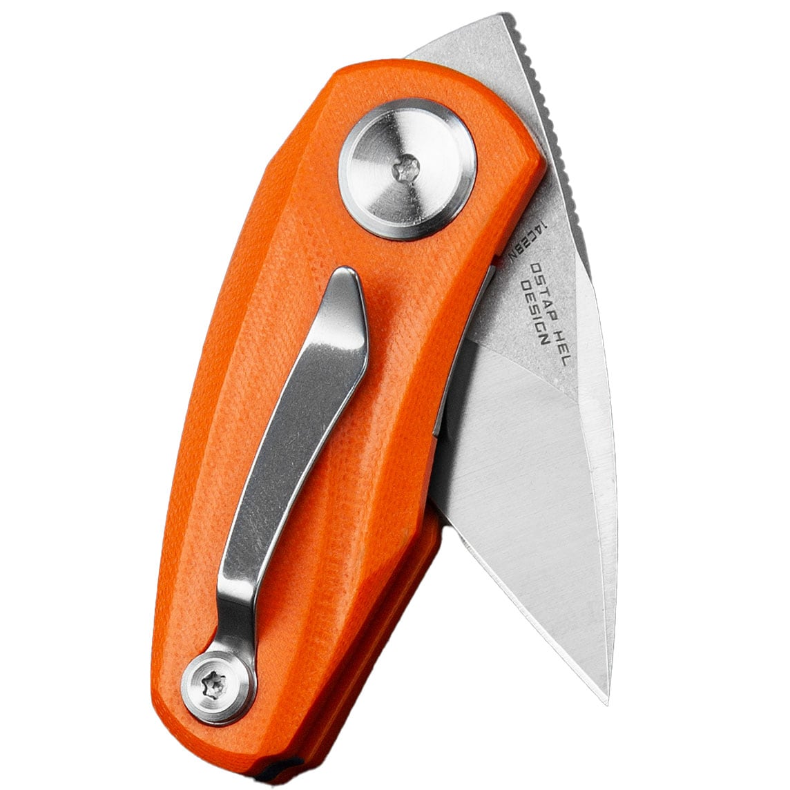 Складаний ніж Bestech Knives Tulip Liner Lock - помаранчевий