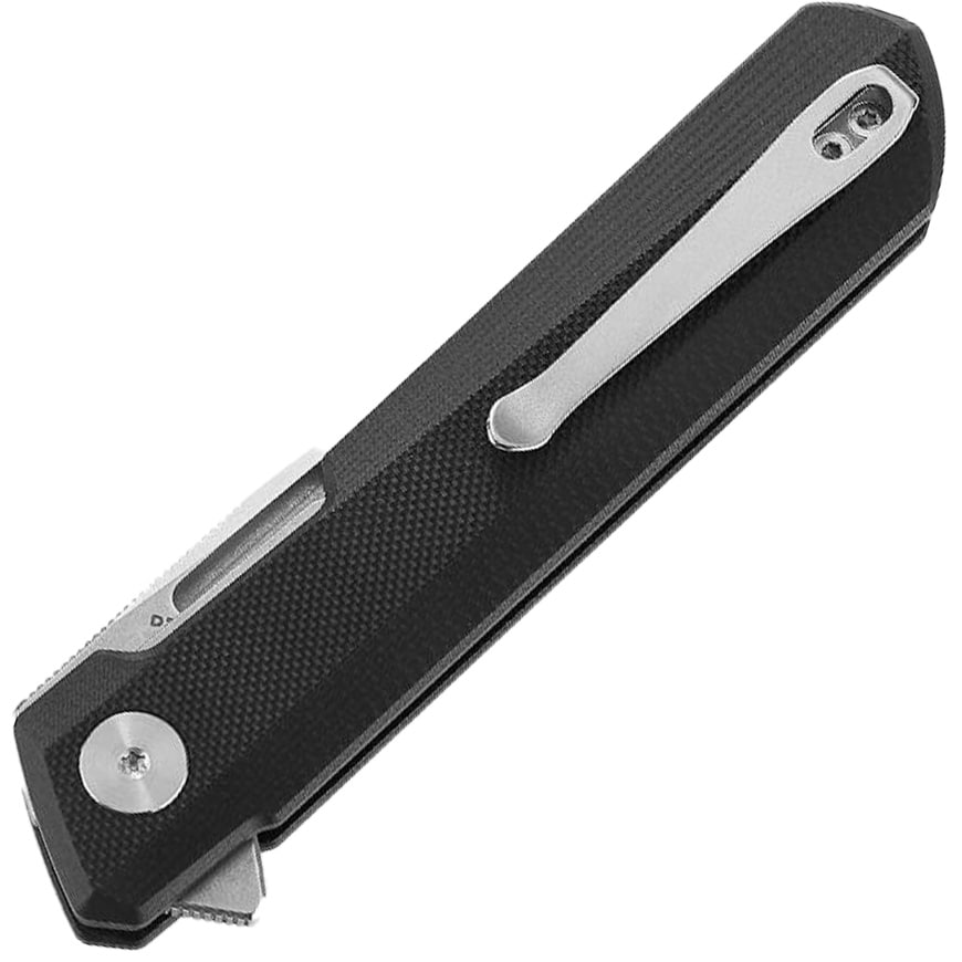 Bestechman Dundee Stonewash Folding Knife - Black