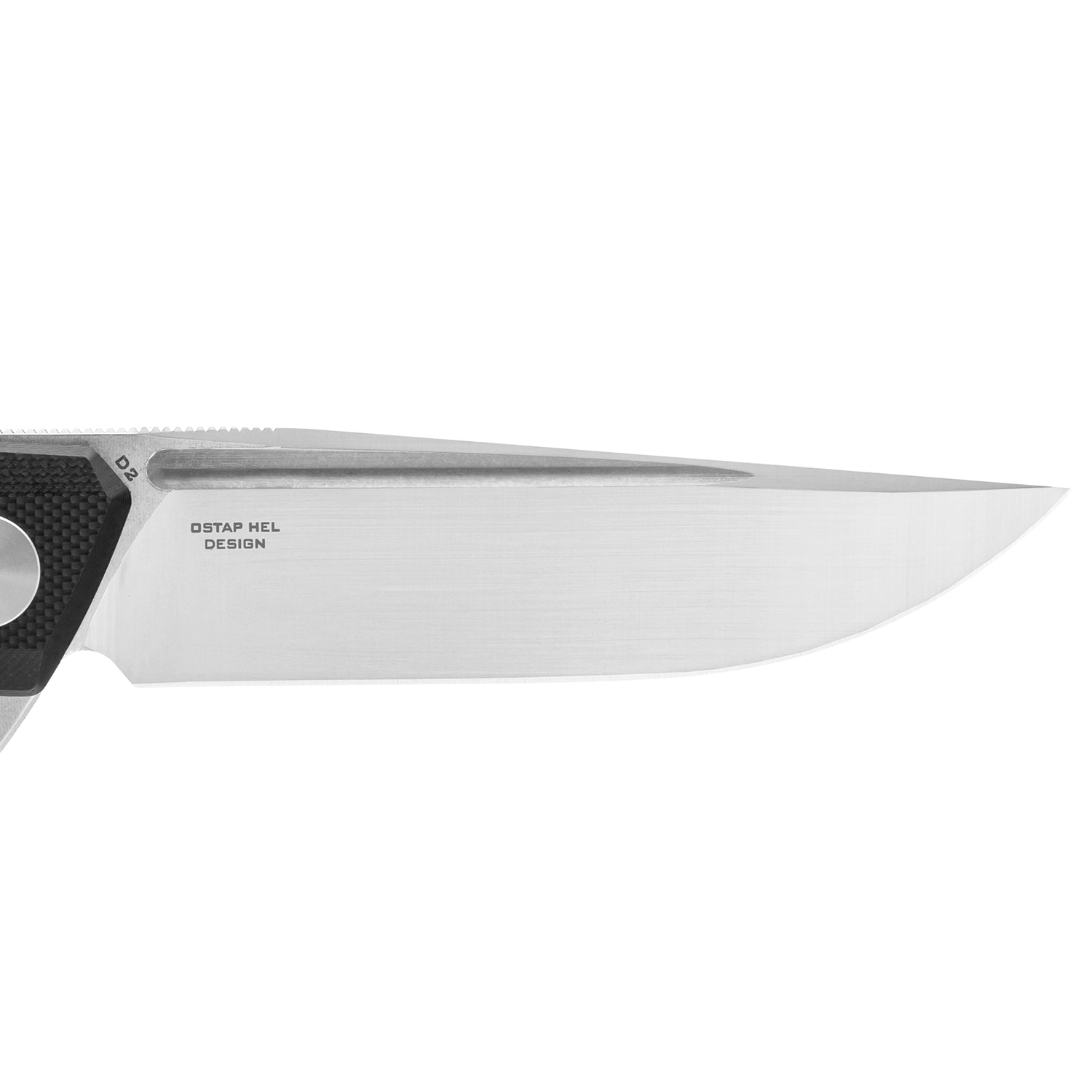 Bestechman Dundee Stonewash Folding Knife - Black
