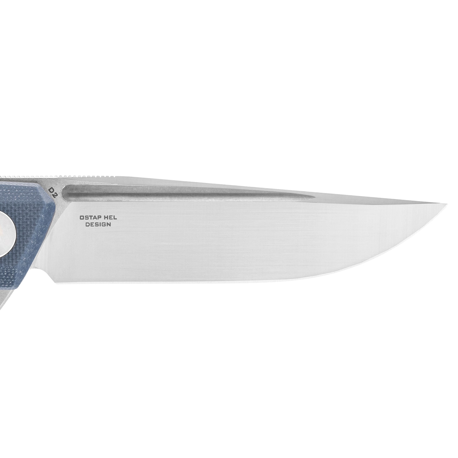 Bestechman Dundee Stonewash Folding Knife - Blue
