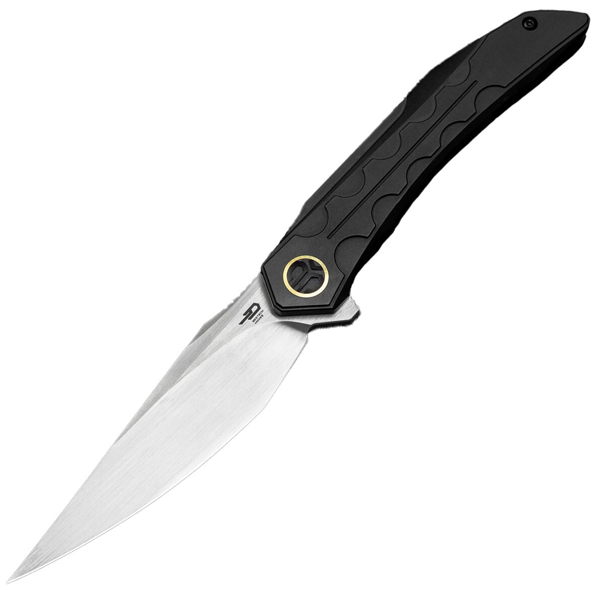 Складаний ніж Bestech Knives Samari Silver Blade - Black