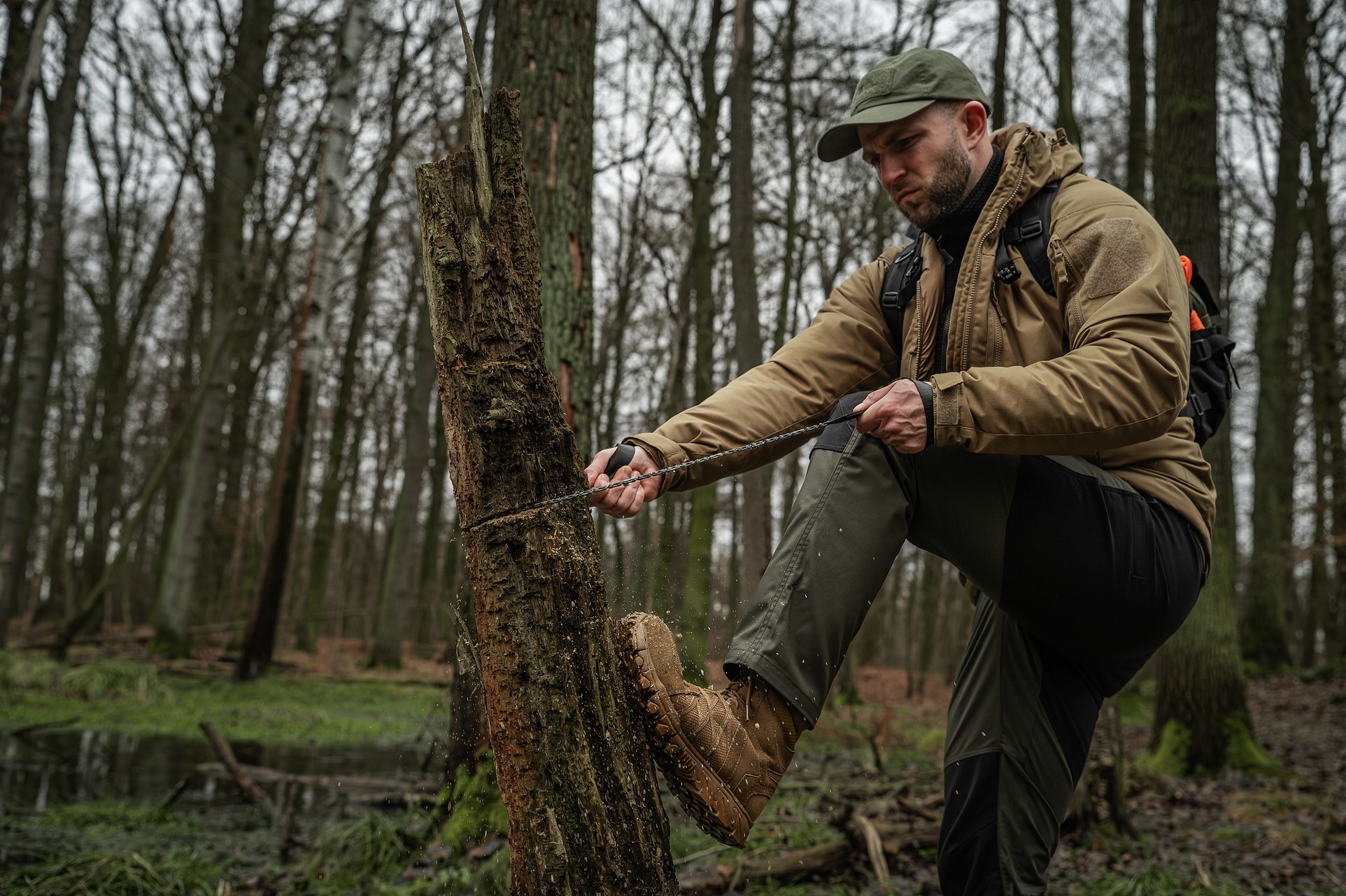 Армійська бензопила Badger Outdoor з ручками