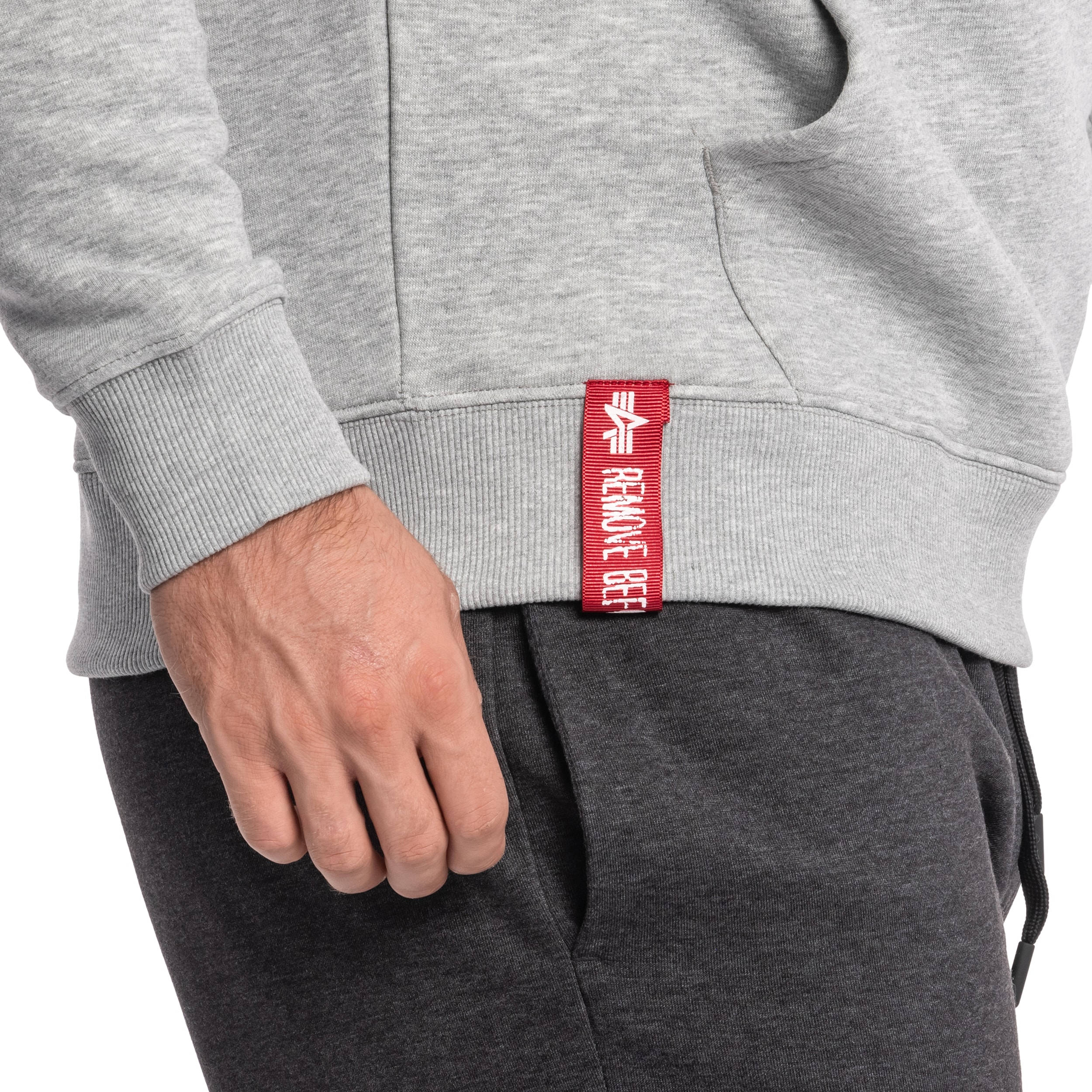 Bluza Alpha Industries Basic Hoody - Grey Heather