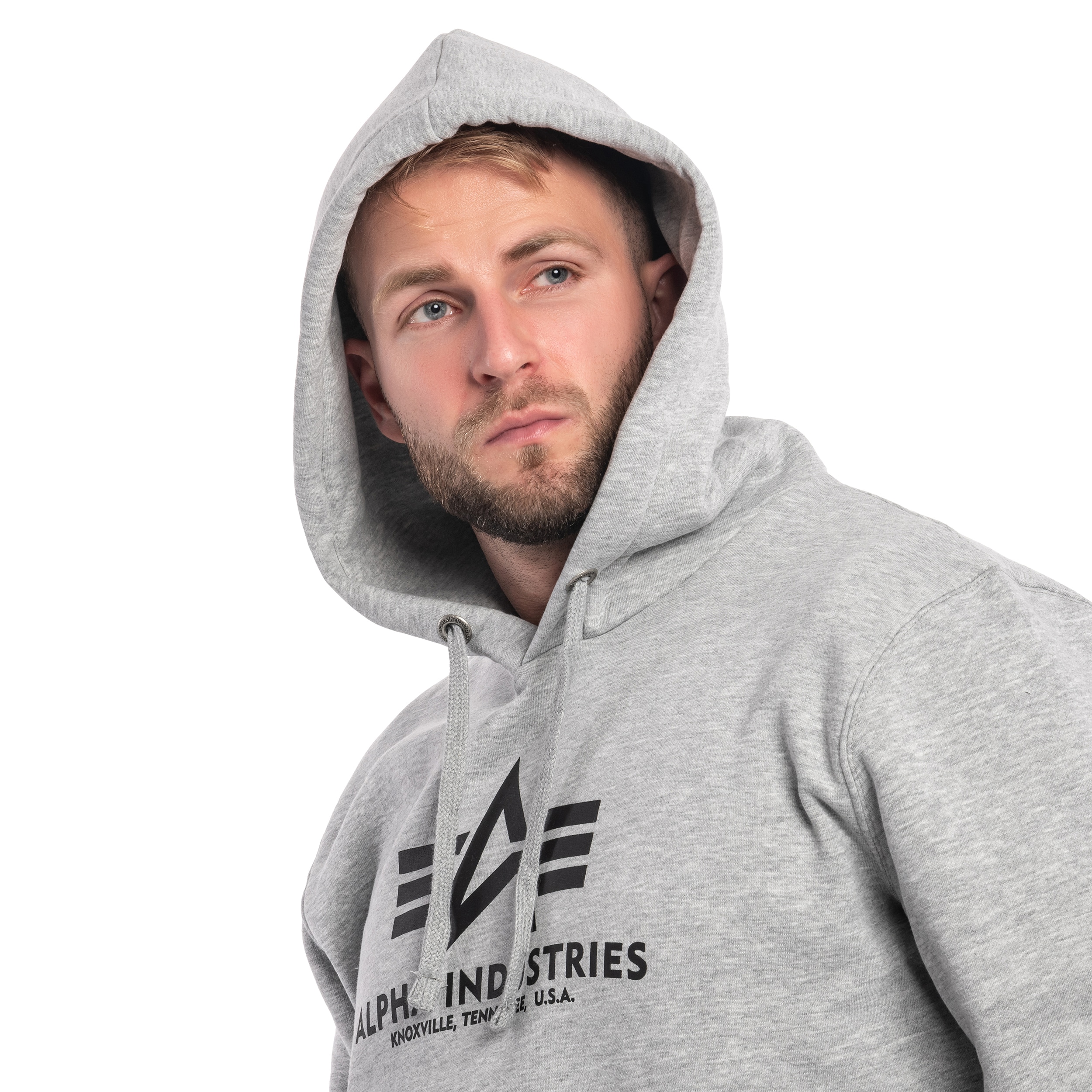 Bluza Alpha Industries Basic Hoody - Grey Heather
