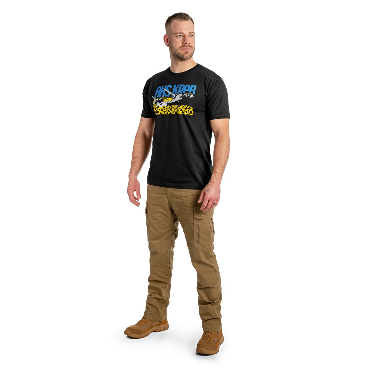 Koszulka T-shirt AHS KRAB - Black