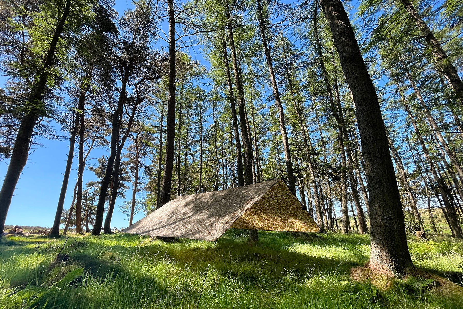 Płachta biwakowa DD Hammocks Tarp 4x4 - Multicam