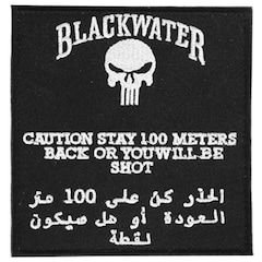 Naszywka Fostex - Blck Wtr 100 mtr - Czarny
