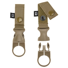 Uchwyt na butelkę Brandit Belt and Molle Loop Bottle Holder 2 szt. - Coyote