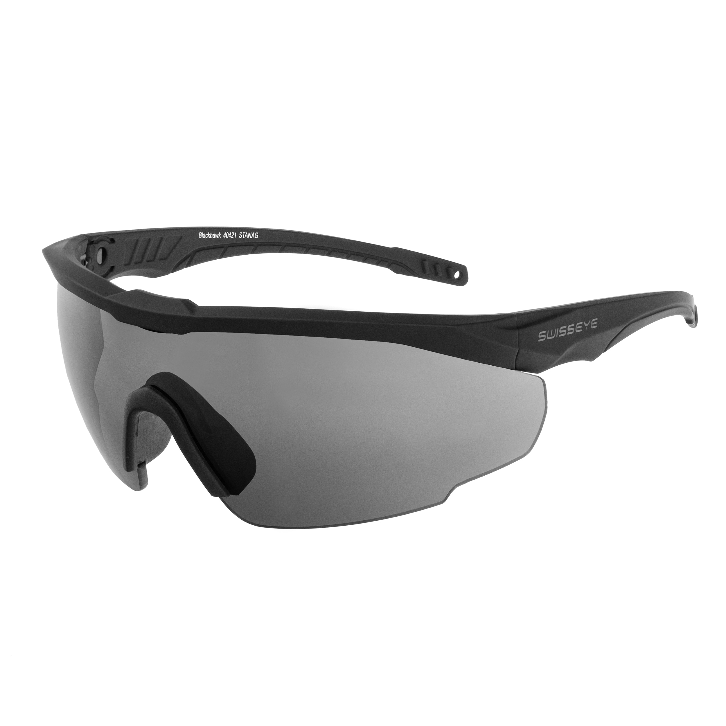 Okulary taktyczne SwissEye Blackhawk - Czarne